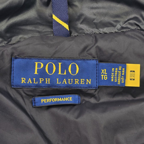 Polo Ralph Lauren Glossed Gorham Down Puffer Gilet Jacket Black Men's XL