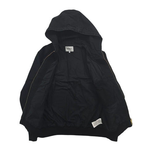 Carhartt WIP Active Bomber Jacket Hooded Black Men's Large