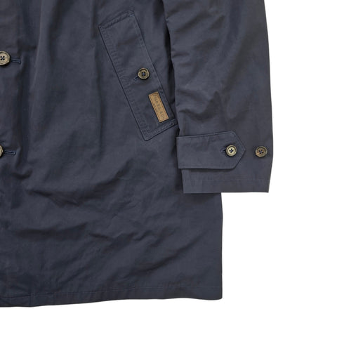 Polo Ralph Lauren Commuter Trench Long Coat Blue Men's Medium