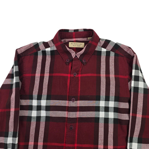 Burberry London Nova Check Long Sleeve Shirt Men's Small