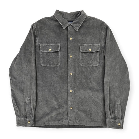 Polo Ralph Lauren Corduroy Long Sleeve Overshirt Grey Men's XL