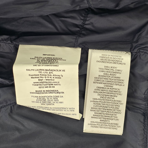 Polo Ralph Lauren Big Pony Tyrol Down Puffer Jacket Blue Men's Small