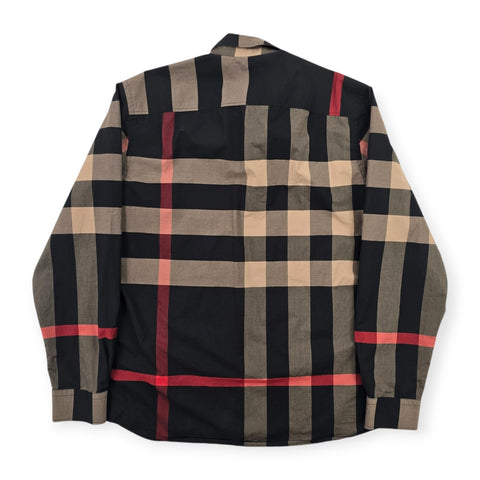 Burberry Somerton Nova Check Long Sleeve Shirt Men's Large