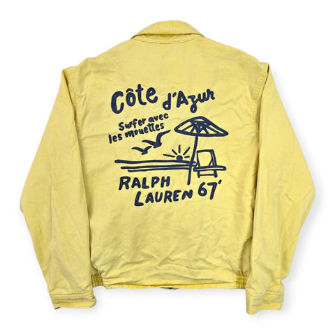 Polo Ralph Lauren Montauk Cote D'azur Harrington Jacket Yellow Men's Small