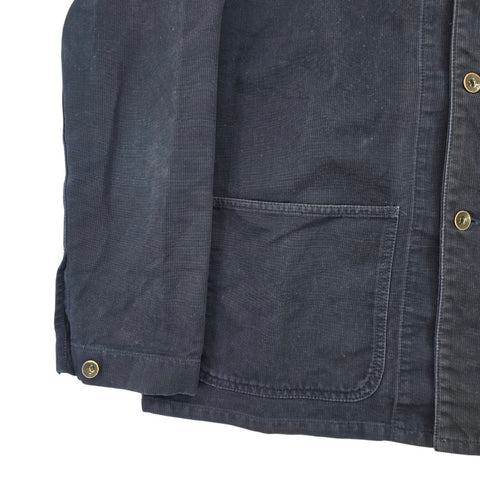 Engineereed Garments Workaday Utility Chore Jacket Navy Blue Men's Small