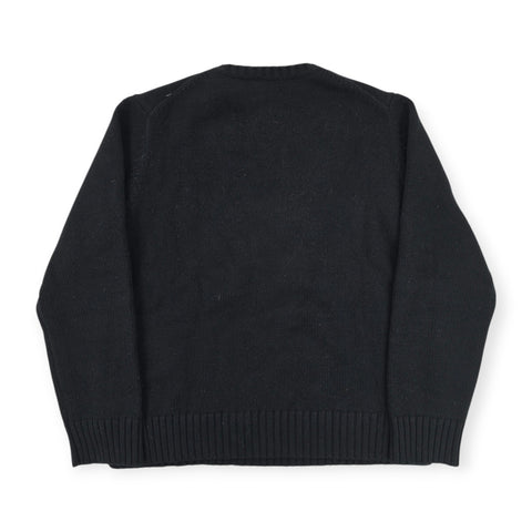 Polo Ralph Lauren Bear Knitted Jumper Black Women's XL