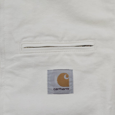 Carhartt WIP Detroit Bomber Jacket White Men's Small