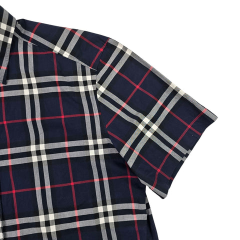 Burberry Nova Check Short Sleeve Shirt Men's Large