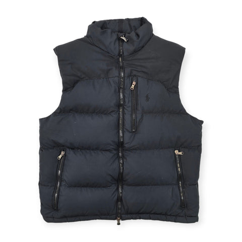 Polo Ralph Lauren Gorham Down Puffer Gilet Jacket Black Men's Medium