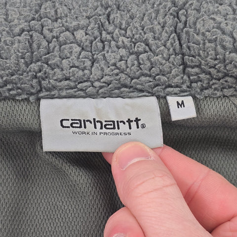 Carhartt WIP Rare Hillock Fleece Jacket Grey Men's Medium