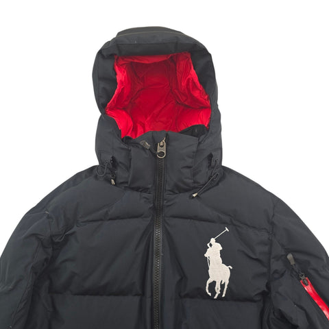 Polo Ralph Lauren Big Pony Tyrol Down Puffer Jacket Black Men's Small