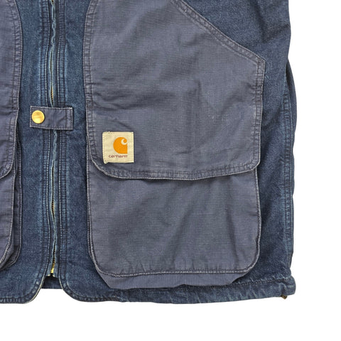 Carhartt WIP Alma Vest Utility Gilet Jacket Blue Men's XL