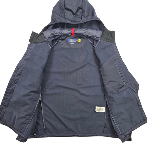 Polo Ralph Lauren Thor Hybrid Soft Shell Puffer Jacket Navy Blue Men's XXL