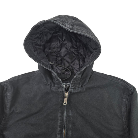 Carhartt Active Workwear Quilt Lined Jacket Black Men's Medium