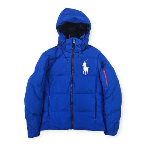 Polo Ralph Lauren Big Pony Tyrol Down Puffer Jacket Blue Men's Small