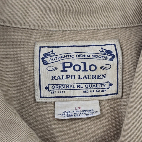 Polo Ralph Lauren Utility Chore Jacket Brown Men's Large