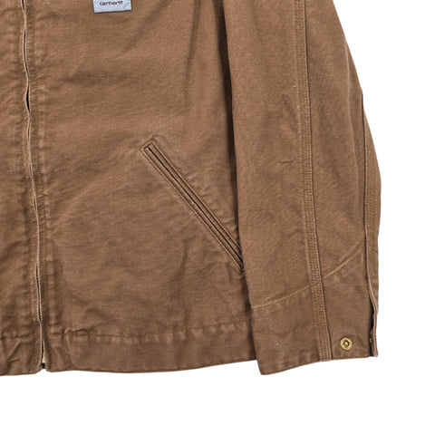 Carhartt WIP Detroit Bomber Jacket Brown Men's Medium