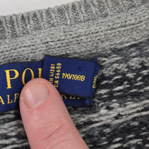 Polo Ralph Lauren Fair Isle Pattern Knitted Jumper Men's XXL