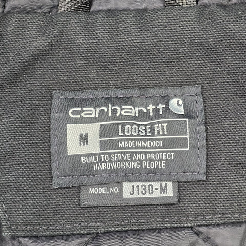 Carhartt Active Workwear Quilt Lined Jacket Black Men's Medium