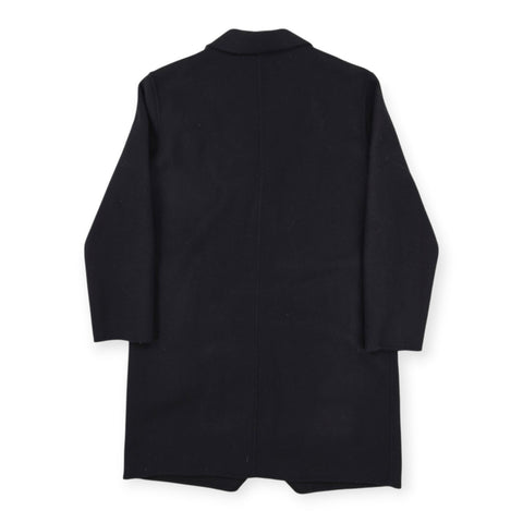 Polo Ralph Lauren Single Breasted Wool Classic Coat Black Women's Medium