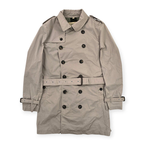 Burberry London Double Breasted Trench Coat Brown Men's Large