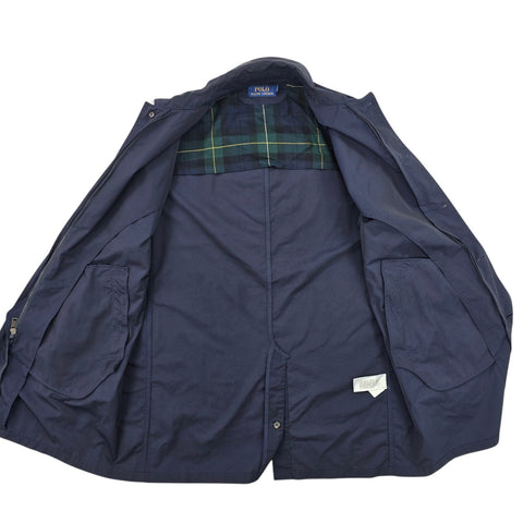 Polo Ralph Lauren Commuter Trench Long Coat Blue Men's Medium