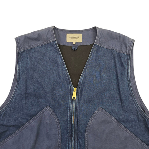 Carhartt WIP Alma Vest Utility Gilet Jacket Blue Men's XL