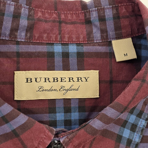 Burberry London Nova Check Long Sleeve Shirt Men's Medium