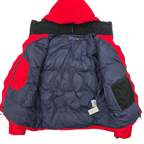 Polo Ralph Lauren Big Pony Tyrol Down Puffer Jacket Red Men's Large