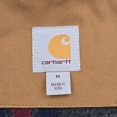 Carhartt Detroit Workwear Blanket Lined Jacket Brown Men's Medium