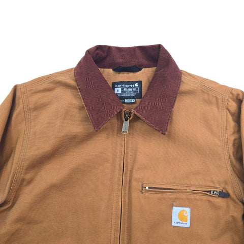 Carhartt Detroit Workwear Blanket Lined Jacket Brown Men's Small