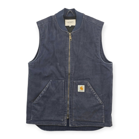 Carhartt WIP Quilt Lined Classic Vest Gilet Jacket Blue Men's Medium