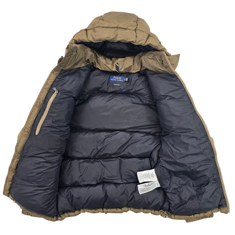 Polo Ralph Lauren El Cap Down Puffer Jacket Brown Men's Small