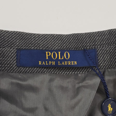 Polo Ralph Lauren Textured Single Breast Blazer Jacket Grey Men's Size 46R