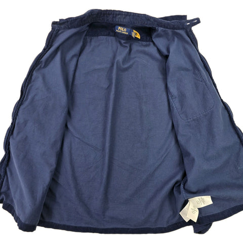 Polo Ralph Lauren Corduroy Overshirt Shacket Blue Men's Medium