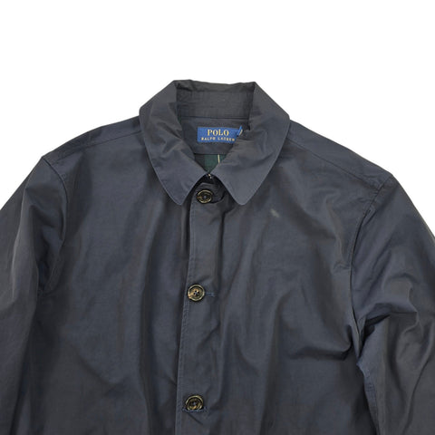 Polo Ralph Lauren Commuter Trench Long Coat Blue Men's Medium