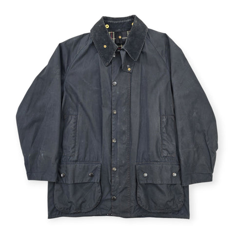Barbour A155 Beaufort Waxed Jacket Grey Men's Size 40