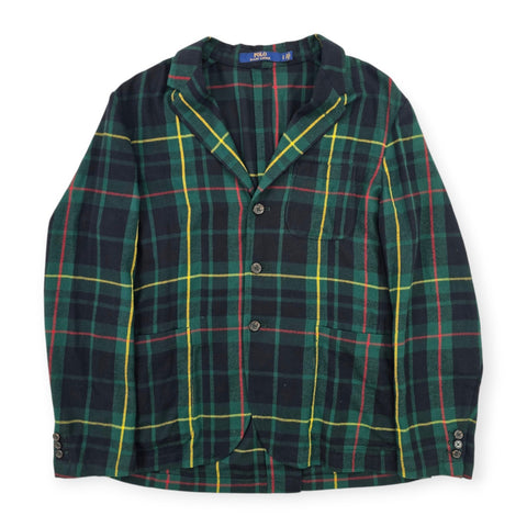 Polo Ralph Lauren Tartan Plaid Single Breast Blazer Men's Large