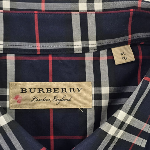 Burberry London Nova Check Short Sleeve Shirt Men's XL