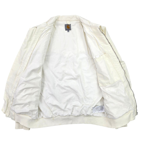 Carhartt WIP Santa Fe Bomber Jacket Cream Men's Medium
