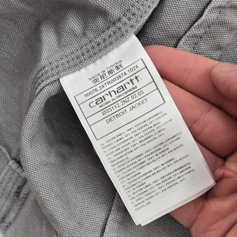 Carhartt WIP Detroit Bomber Jacket Grey Men's XXL