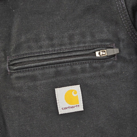 Carhartt Detroit Workwear Blanket Lined Jacket Black Men's Small
