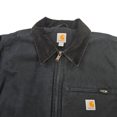 Carhartt Detroit Workwear Blanket Lined Jacket Black Men's Large