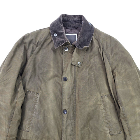 Barbour x Pantone Ashtone Waxed Jacket Brown Men's Medium
