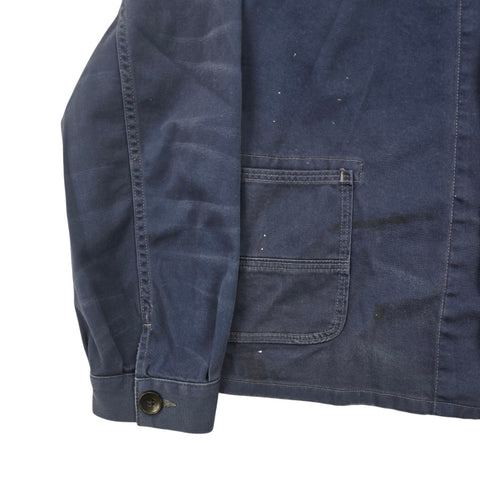 Polo Ralph Lauren Distressed Workwear Chore Utility Jacket Blue Men's Small