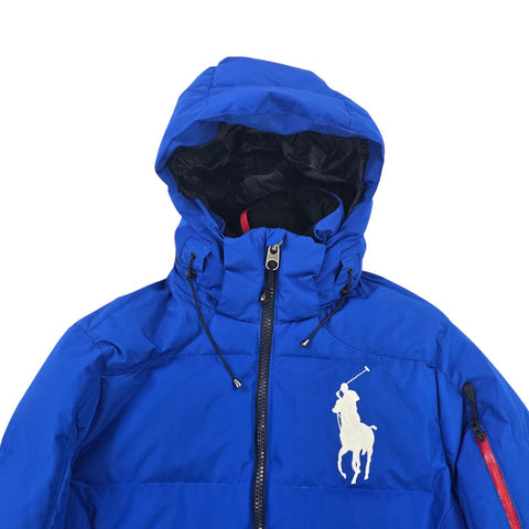Polo Ralph Lauren Big Pony Tyrol Down Puffer Jacket Blue Men's Small