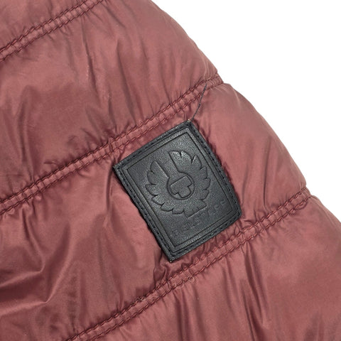 Belstaff Halewood Down Puffer Jacket Purple Men's Size 46 IT