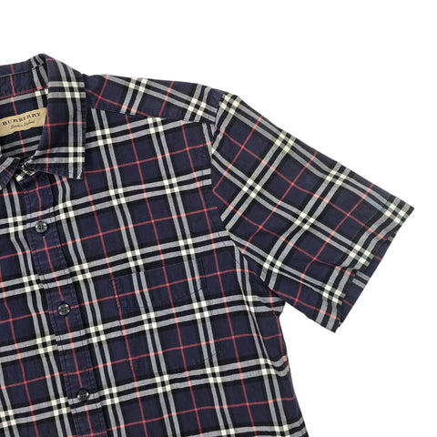 Burberry London Nova Check Short Sleeve Shirt Men's Small