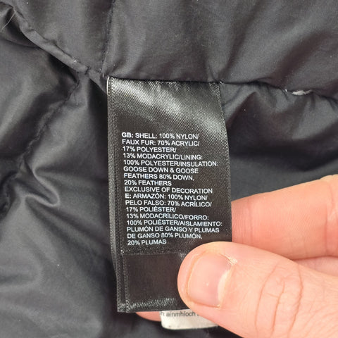 The North Face Mcmurdo 550 Dryvent Down Puffer Jacket Black Men's Small
