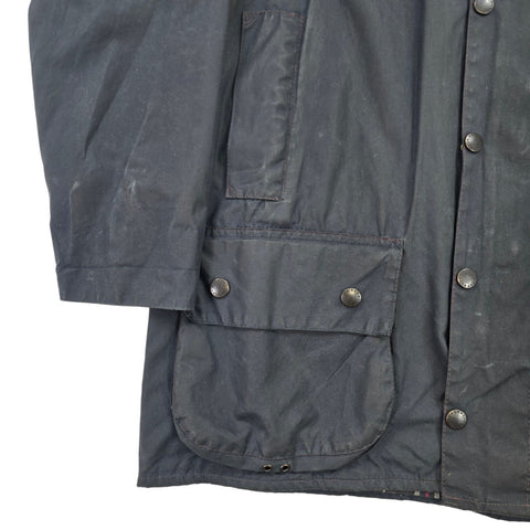 Barbour A155 Beaufort Waxed Jacket Grey Men's Size 40